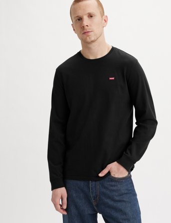 Levi's Ls Original Hm Tee Mineral Bla - Black - M