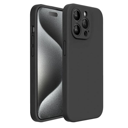 iPhone 15 Pro Max Matt Svart Skal - Med Kameraskydd