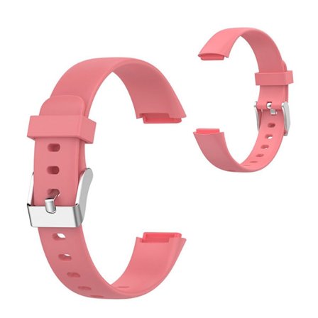 Fitbit Luxe klockarmband i silikon - Rosa / Storlek: L
