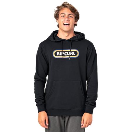 Rip Curl Men's Hey Muma Hood Fleece (2021) Men long-sleeved sweaters Black M