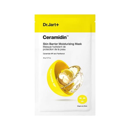Dr.Jart+ Ceramidin Skin Barrier Moisturizing Mask 22 g, Skincare, Masker, Fugtmasker