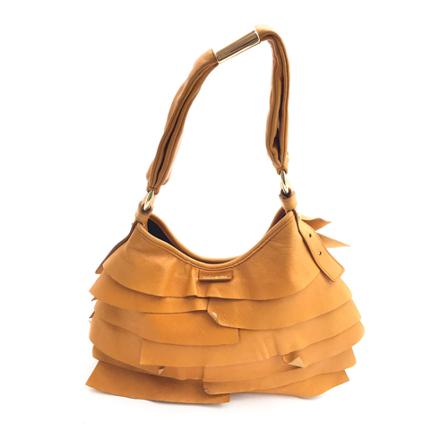 Saint Laurent Vintage, Pre-owned Shoulder Bag Oranje, Dames, Maat:ONE Size,leer