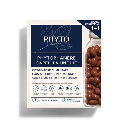 Phyto Trattamenti Specifici Phytophanere Complément Alimentaire Cheveux et Ongles 180caps - Integratore Unghie e Capelli