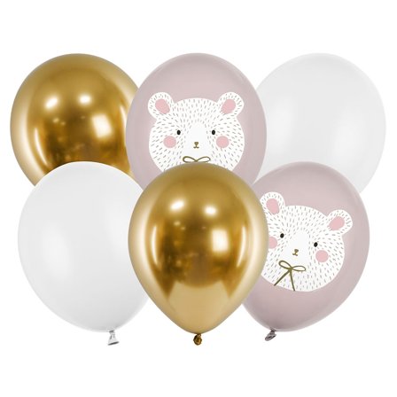 Latexballoner Isbjørn Mix