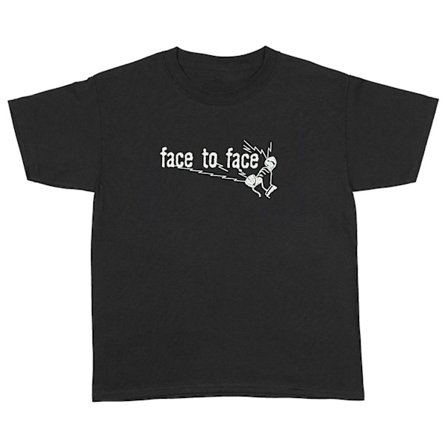 T-shirt ansikte mot ansikte