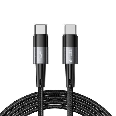 Tech-Protect UltraBoost USB-C / USB-C PD 60W 3A 2m kabel - grå