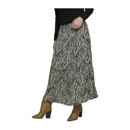 Rino&Pelle maxi Rok , Grijs , Dames , Maat: M Maxi Rokken