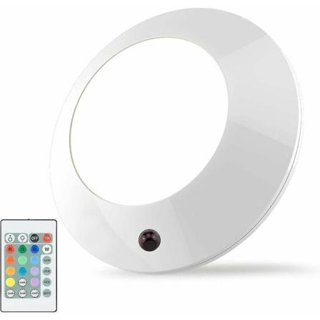 LED-loftslampe med badeværelsesbelysning, fjernbetjent loftslampe