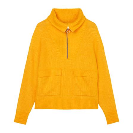 Marc O'Polo, Round-neck Knitwear Pomarańczowy, Kobieta, Rozmiar: S