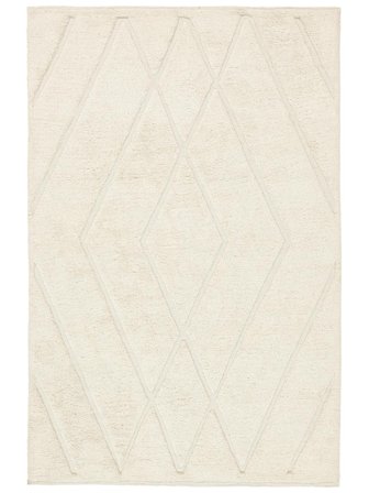 Petit Irma Tapis - Blanc 140X200 Laine, Dans Le Style Scandinave