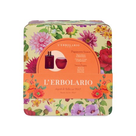 L'Erbolario Segreti Di Bellezza Duo Papavero Soave Bagnoschiuma