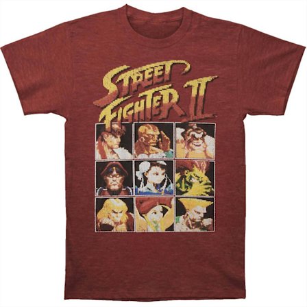 Street Fighter 8bit T-shirt