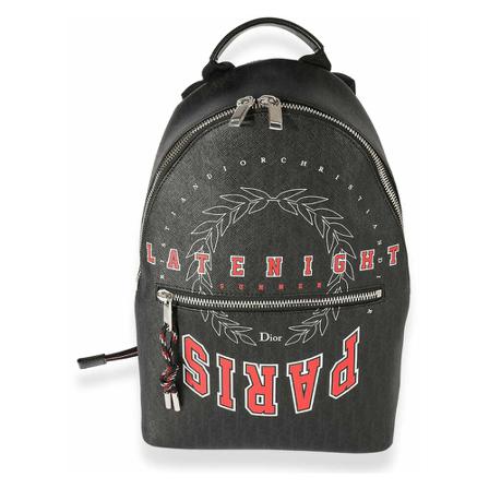 Dior Vintage Pre-owned Backpacks Sort, Herre Vintage Tasker, Størrelse: ONE Size