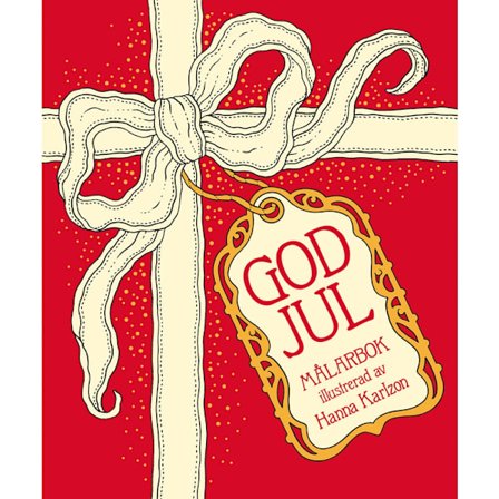 God jul : målarbok illustrerad av Hanna Karlzon (inbunden)