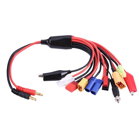 11 i 1 RC Lipo Batteri Multi Lader Plugg Adapter Konverter Ladekabel