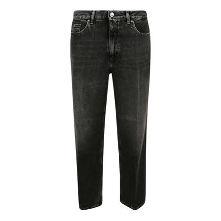 Nine In The Morning, Elsa Palazzo Straight Jeans Zwart, Dames, Maat:W25
