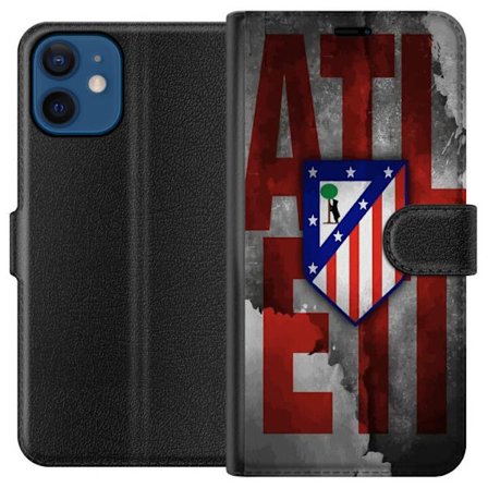 Kompatibelt Lommeboketui til Apple iPhone 12 Atleti grå text