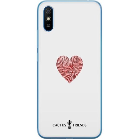 Kompatibel Mobilcover til Xiaomi Xiaomi Redmi 9AT Cactus and Friends - Fingerprint Love