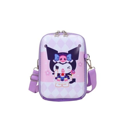 Sanrio Kuromi Messengerbag for Kvinner - Anime Hardshell Bag