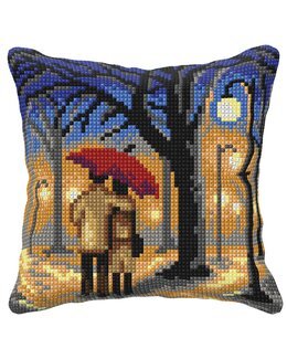 Broderikit Pude Aftenpromenade - Orchidea