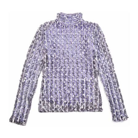 Msgm Turtlenecks Lilla, Dame Rullekraver