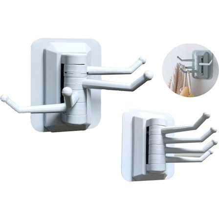 2 par veggkroker for oppheng av håndkle lim bad kjøkken ho