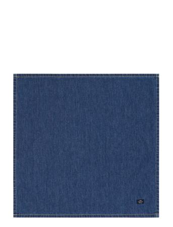 Icons Cotton Twill Denim Napkin Home Textiles Kitchen Textiles Napkins Cloth Napkins Blue Lexington Home