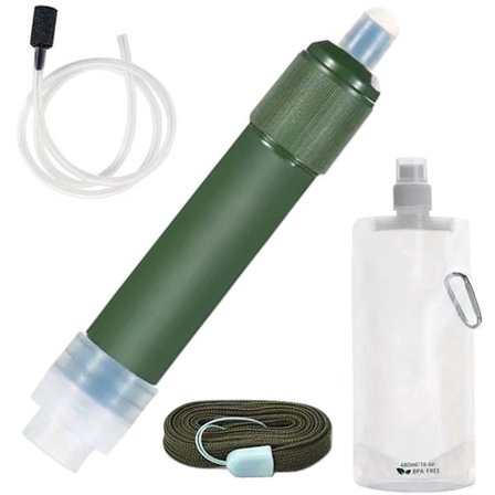 ING Vandfilter - med opbevaringspose - nødsæt - 4000 liter