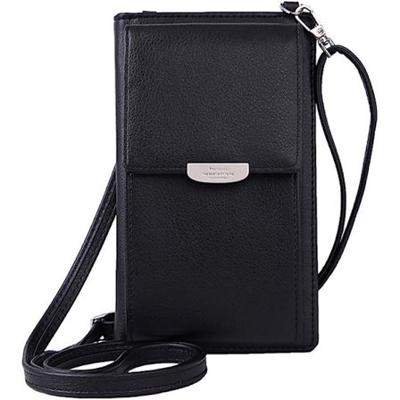 Damepung Cross-Body Taske PU Læder Mobiltelefon Skuldertaske Lille Damepung Mobiltelefon Mini Taske Kortholder Skuldertaske