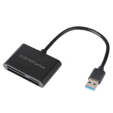 3 i 1 multifunksjon USB 3.0 minnekortleser SD / Micro- SD / CF kortleseradapter Datamaskin Bærbar tilbehør