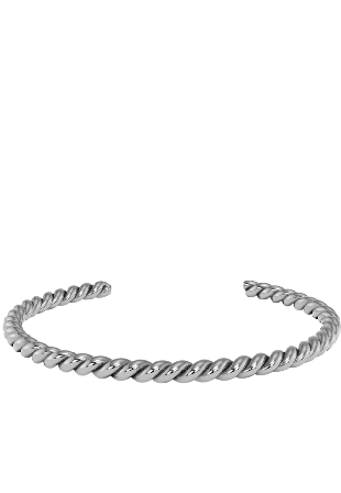 Edblad Twine Bangle Steel Accessoarer Herr Grå LARGE