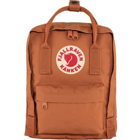 Fjällräven Kånken Mini Bag in Terracotta Brown, Vinylon-F