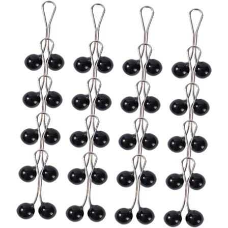 48 stk. Runde Skinnende Magnetiske Lukninger Bærbare Hijab Klemmer