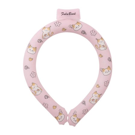 Kjølende nakkering - Bærbar og gjenbrukbar kjølende nakkepakning | Iskrage for nakke, kjøletilbehør for varmt vær, nakkeispakning gel rosa