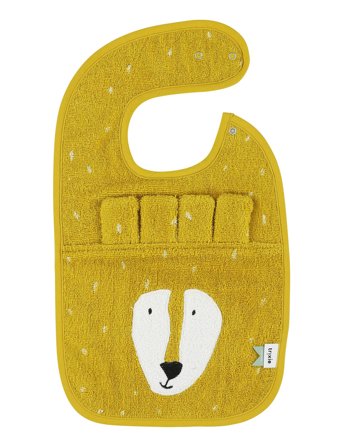 Trixie Baby Bib - Mr. Lion - Yellow - 44X26CM