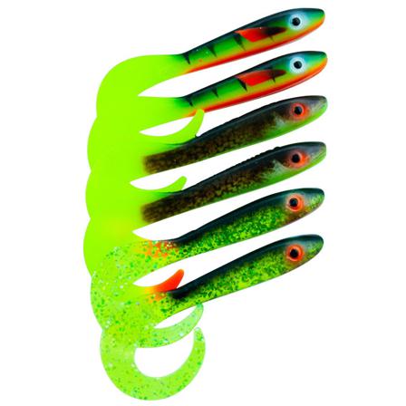 Svartzonker McRubber Tail 11 cm 6-pack
