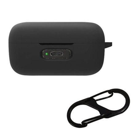 Sennheiser Momentum True Wireless 3 silikoneetui med spænde - Sort