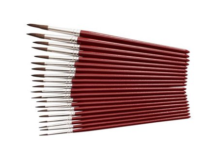 PLAYBOX Akvarellpenselset 20/fp - Lyreco - Skola och förskola - Målarfärg och tillbehör - Penslar