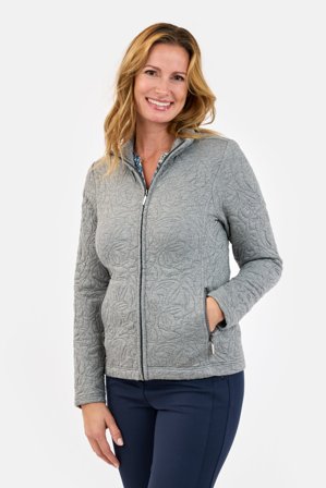 SIGNATURE - Let Jakke - Grå - Quiltet