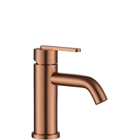 Tvättställsblandare Rea Ontario Low Borste Koppar 11X4,5X17,5Cm