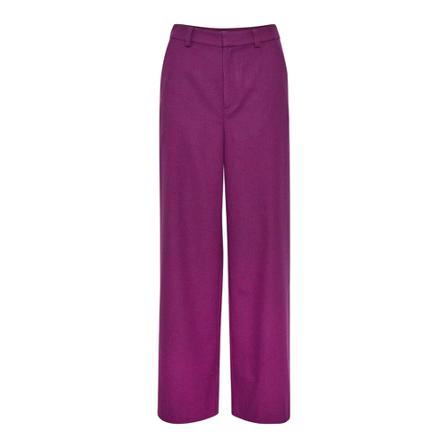 Gestuz, Wide Trousers Paars, Dames, Maat:M