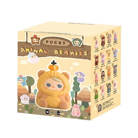 Pop Mart Pucky – Animal Beanies Series Figure Blind Box