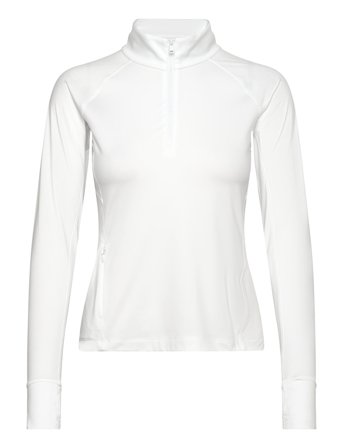 Ralph Lauren Golf Stretch Jersey Quarter-Zip - Cream - L