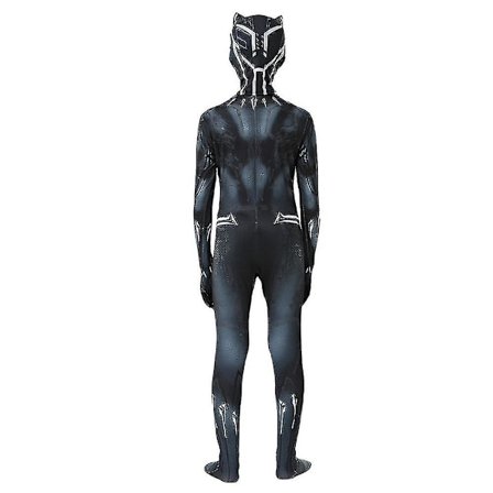 Black Panther Cosplay-dräkt för pojkar 140 V