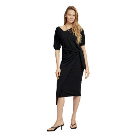 by Insomnia, Sukienka Midi Yolanda Dress Czarny, Kobieta, Rozmiar: S