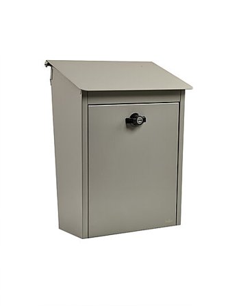 Postkasse Habo Classic Låsbar Grå Type9441B Låsbar Frontluke