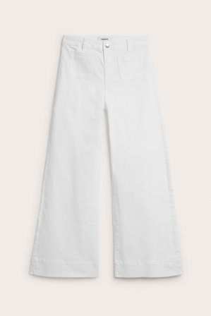 Kappahl | Dżinsy wide high waist Biały 36 | Biały