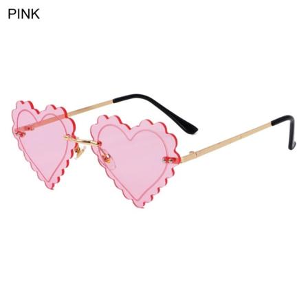 Solbriller for kvinner Hjerteformet ROSA ROSA Pink