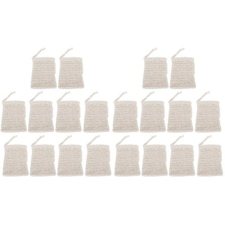 30 st Tvålpåse Tvålkompatibilitet Förvaringspåsar Såpbubbla Skummande nättvålsparare 20 st