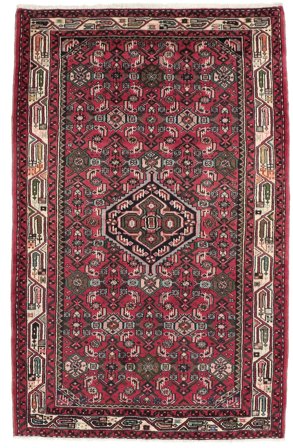 Medaljong Liten Asadabad Matta 103X165 Ull